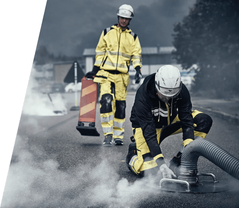 Industrial safety solutions for workplace protection.